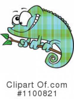 Chameleon Clipart #1100812 - Illustration by toonaday