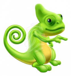 Chameleon mascot pointing | Clipart Panda - Free Clipart Images