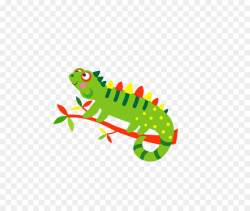 Common Iguanas Letter Alphabet Illustration - Climb a tree lizard ...