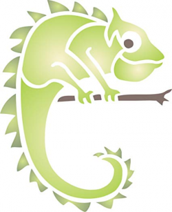 Amazon.com: Chameleon Stencil - (size 3