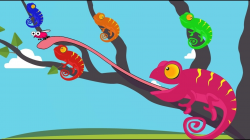 Learn The Colors with CHAMELEON - Cartoon Animation Color Songs for ...