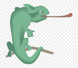 Lizard Clipart - Parts Of A Chameleon - Free Transparent PNG ...