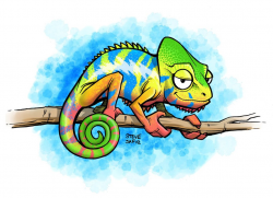 panther chameleon hanging out by stevesafir on DeviantArt