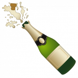 Bottle with popping cork Icon | Noto Emoji Food Drink Iconset | Google