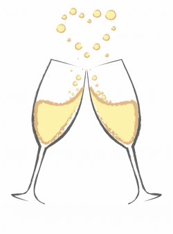 Svg Library Stock Free Clipart Champagne Glasses - Cheers ...
