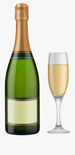Bottle Of Champagne Png - Clip Art Champagne Bottle #289538 ...