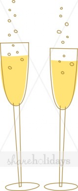 Champagne Toast Clipart | Party Clipart & Backgrounds
