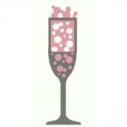 Bubbly champagne flute | Tats?? | Silhouette design ...