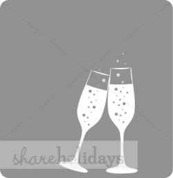 Champagne Flutes Background | New Year's Eve Backgrounds