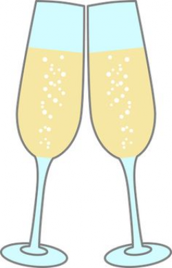 New Year Open Champagne with Glasses PNG Picture | Клипарты ...