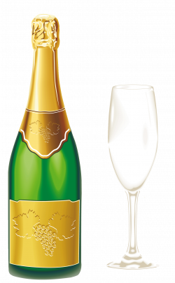 Champagne with Glass PNG Clipart | Gallery Yopriceville - High ...