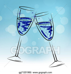 Clipart - Champagne glasses means beverage fun and congratulations ...