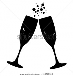 Conceptual vector illustration of sparkling champagne ...