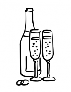 Champagne Bottle Drawing at GetDrawings.com | Free for personal use ...