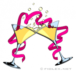 Champagne clipart party - Pencil and in color champagne clipart party