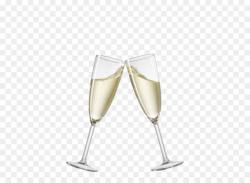 Prosecco Champagne Sparkling wine Toast - Cartoon wine and glass png ...