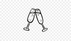 Champagne glass Computer Icons Fizz Toast - champagne bottle png ...