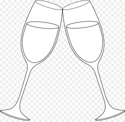 Wine glass Glasses White Champagne glass - Wedding Toasting Cliparts ...
