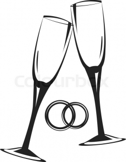 Download wedding champagne glasses clipart Champagne glass ...