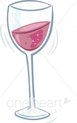 Wine Glass Clipart | Wedding Drinks Clipart