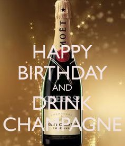 Happy Birthday and Drink Champagne … | Pinteres…