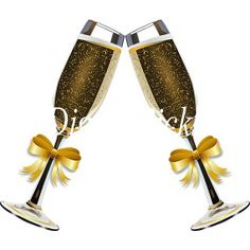 Champagne Glasses Transparent PNG Clip Art Image | Stamps ...
