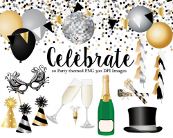 Download for free 10 PNG Champaign clipart celebration ...