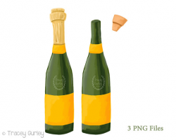 Champagne clipart, Champagne bottle clip art, New Years clipart ...