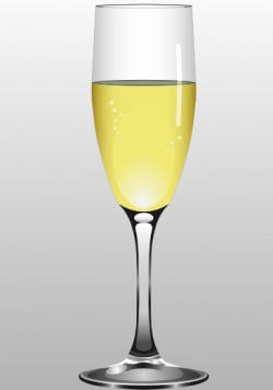 Glass Of Champagne clip art Free vector in Open office drawing svg ...