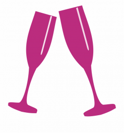 Glass Pink Champagne Cheers Png Image - Champagne Glass ...