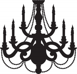 Silhouette Clipart Chandelier Free collection | Download and share ...