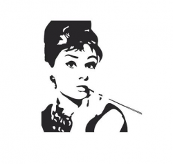 Audrey Hepburn Rubber Stamp Breakfast at Tiffanys | Stamps, Etsy and ...