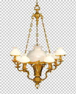 Chandelier Lighting Light fixture Brass, glowing chandelier ...