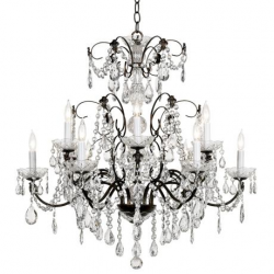 Chandelier clipart crystal chandelier - Pencil and in color ...