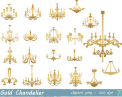 Chandelier clip art | Etsy