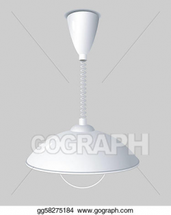 Vector Art - Modern chandelier. Clipart Drawing gg58275184 - GoGraph