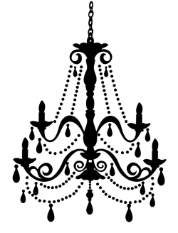 Chandelier Svg | Free Silhouette Cameo Cut Files | Pinterest ...