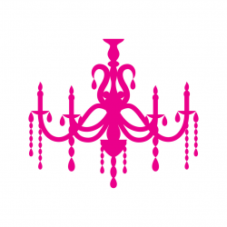 43 Most Preeminent Ultimate Chandelier Silhouette Pink Cute Home ...