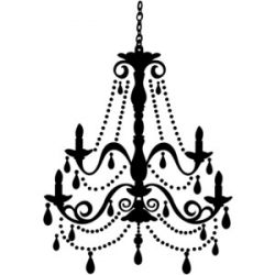 Chandelier clipart transparent background - Pencil and in color ...