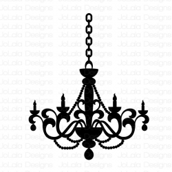 Vintage Chandelier Silhouette at GetDrawings.com | Free for personal ...