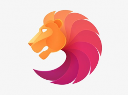 Cartoon Lion, Lions Logo, Color, Gradual Change PNG Image and ...