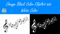 PicsArt Tutorial | How to Change Black Color ClipArt into White ...