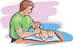 Changing Diapers Free Clipart