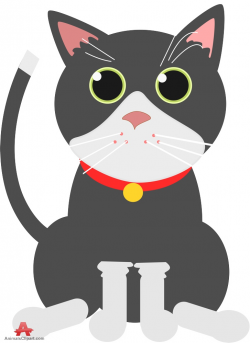 Young Cat Cartoon Character | Free Clipart Design Download