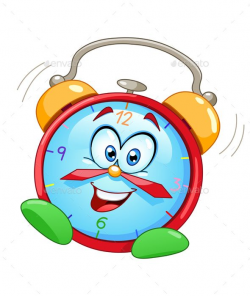 Cartoon Alarm Clock | object | Alarm clock, Clock clipart, Clock