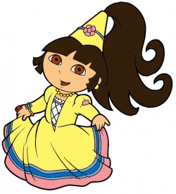 Princess Dora Stars Clipart