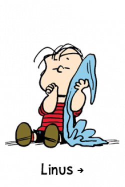 Peanuts, Linus van Pelt - The benevolent, blanket-clutching ...
