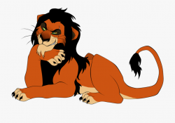Transparent Lion Cliparts - Scar Lion King Characters ...