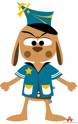 Dog Police Cartoon Character | Free Clipart Design Download