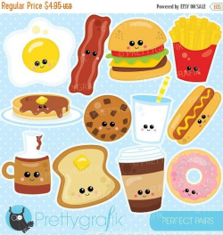 80% OFF SALE Perfect pair Food characters clipart commercial use ...
